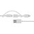 Cabo 2 em 1 - Micro USB X Lightning Branco - Belkin - Imagem 1