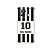 Capa para Xiaomi - Preto e Branco com nome e número personalizado - Imagem 1