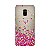 Capa para Galaxy A8 2018 - Corações Rosa - Imagem 1