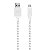 Cabo Micro USB Branco Personalizado - Catcorn - Imagem 1