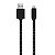 Cabo Micro USB Preto Personalizado - Fé - Imagem 1