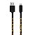 Cabo Micro USB Preto Personalizado - Girassóis - Imagem 1