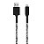Cabo Micro USB Preto Personalizado - Rendada - Imagem 1