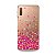 Capa para Galaxy A7 2018 - Corações Rosa - Imagem 1