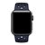 Pulseira Esportiva para Apple Watch azul com preto - 38/40 mm - 99Capas - Imagem 2