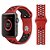Pulseira esportiva para Apple Watch vermelho com preto -38/40 mm - 99Capas - Imagem 1