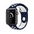 Pulseira esportiva para Apple Watch azul com branco -38/40 mm - 99Capas - Imagem 1