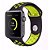 Pulseira esportiva para Apple Watch preto com amarelo  fluorescente-38/40 mm - 99Capas - Imagem 1