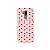 Capinha para LG G7 ThinQ - Corações preto com rosa - Imagem 1