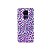 Capinha (Transparente) para Xiaomi Redmi Note 9 - Animal Print Purple - Imagem 1
