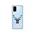 Capa (Transparente) para Galaxy S20 Plus - Alce Hipster - Imagem 1