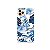 Capa para iPhone 12 Pro - Flowers in Blue - Imagem 1