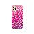 Capa (Transparente) para iPhone 12 Pro - Animal Print Pink - Imagem 1