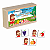Brinquedo Educativo Domino De Frutas Em Libras Em Mdf 28 Peças - Carlu - Imagem 1