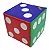 Brinquedo Cubo Dado Com Pontos Redondo Jottplay - Imagem 1
