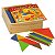 Tangram 10 Jogos Em M.D.F Com Cores Diferentes 70 Peças Escolar Infantil Aprendizado Lúdico - Imagem 2