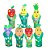Fantoches Frutas Feltro 7 Personagens - Imagem 2