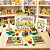 Brinquedo Educativo Maleta Baú Pedagogica Conjunto Educativo Com 10 Jogos - Imagem 1