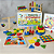 Brinquedo Educativo Maleta Baú Pedagogica Conjunto Educativo Com 10 Jogos - Imagem 2