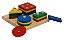 Brinquedo Educativo Prancha De Seleçao Base 15x15cm E 16 Formas - Imagem 1