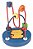 Brinquedo Educativo Mini Aramado - Gato - Carlu - Imagem 1