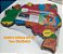 Brinquedo Educativo Quebra Cabeca do Mapa do Brasil 3D MDF - Imagem 2