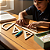 Kit Desenho Geométrico Básico Adaptado Braille 5 Peças Inclusão MDF - Imagem 5