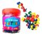 Brinquedo Educativo - Pote Com Letras Alfabeto 171 Peças - Imagem 3