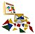 Tangram Em Madeira 10 Jogos 70 Peças Educativo Pedagógico - Imagem 3
