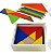 Tangram Em Madeira 10 Jogos 70 Peças Educativo Pedagógico - Imagem 6