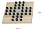 Brinquedos Educativos - Jogo Resta 1 - 20x20cm 32 Peças - Imagem 4