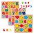 Kit 3 Jogos Brinquedos Educativos Numeros Letras Alfabeto Colorido - Imagem 1