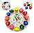 Relogio Brinquedo 12 Encaixes Didatico Educativo Madeira 17x17cm - Imagem 2