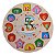 Relogio Brinquedo 12 Encaixes Didatico Educativo Madeira 17x17cm - Imagem 3