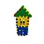 Blocos De Montar Infantil Brinquedo Educativo Casa 12 Peças - Imagem 4