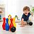 Jogo Boliche Infantil 6 Pinos 28cm 2 Bolas 10cm Colorido - Imagem 7