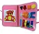 Maleta Educativa Montessori Sensorial Brinquedo 25 Atividades Rosa - Imagem 3