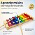 Xilofone Musical Infantil 24cm De Madeira Desenvolve Colorido - Imagem 2