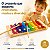 Xilofone Musical Infantil 24cm De Madeira Desenvolve Colorido - Imagem 3