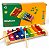 Xilofone Musical Infantil 24cm De Madeira Desenvolve Colorido - Imagem 1