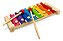 Xilofone Musical Infantil 24cm De Madeira Desenvolve Colorido - Imagem 8