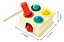 Brinquedo Educativo Madeira Bate Bolinha Sensorial Montesori - Imagem 5