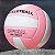 Bola De Vôlei Quadra E Praia 60CM Rosa/Branco - Imagem 3