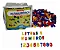 Brinquedos Educativos - Sacola Alfanumérica 1000 Pças - Imagem 2