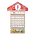 Casinha Calendário Com 58 Peças - Imagem 1