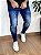 Calça Jeans Cuper Skinny Escura Rasgo No Joelho Ecart - Creed - Imagem 4