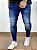 Calça Jeans Cuper Skinny Escura Rasgo No Joelho Ecart - Creed - Imagem 3
