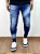 Calça Jeans Lav Escura super Skinny Básica - Creed Jeans - Imagem 1