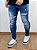 Calça Jeans Lav Escura Super Skinny Destroyed C02 - Colin Denim - Imagem 3