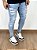 Calça Jeans Lav Média Super Skinny Manchas Branca - Creed Jeans - Imagem 3
